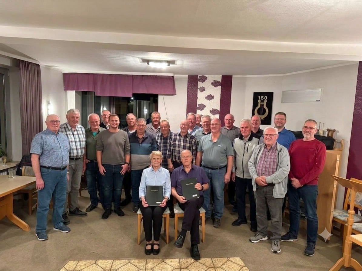 Letztes Singen im Vereinslokal